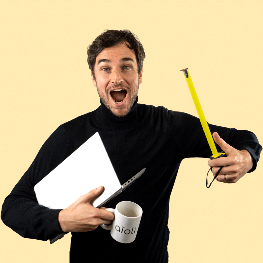 Photo fun Manuel directeur technique Aïoli Digital agence communication food