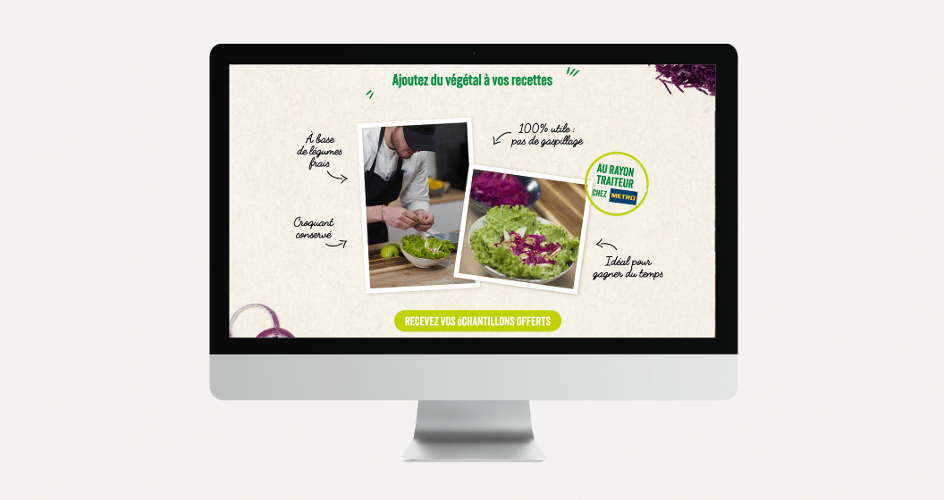 Leadpage mécanique web Florette Food Service Aioli Digital stratégie digitale