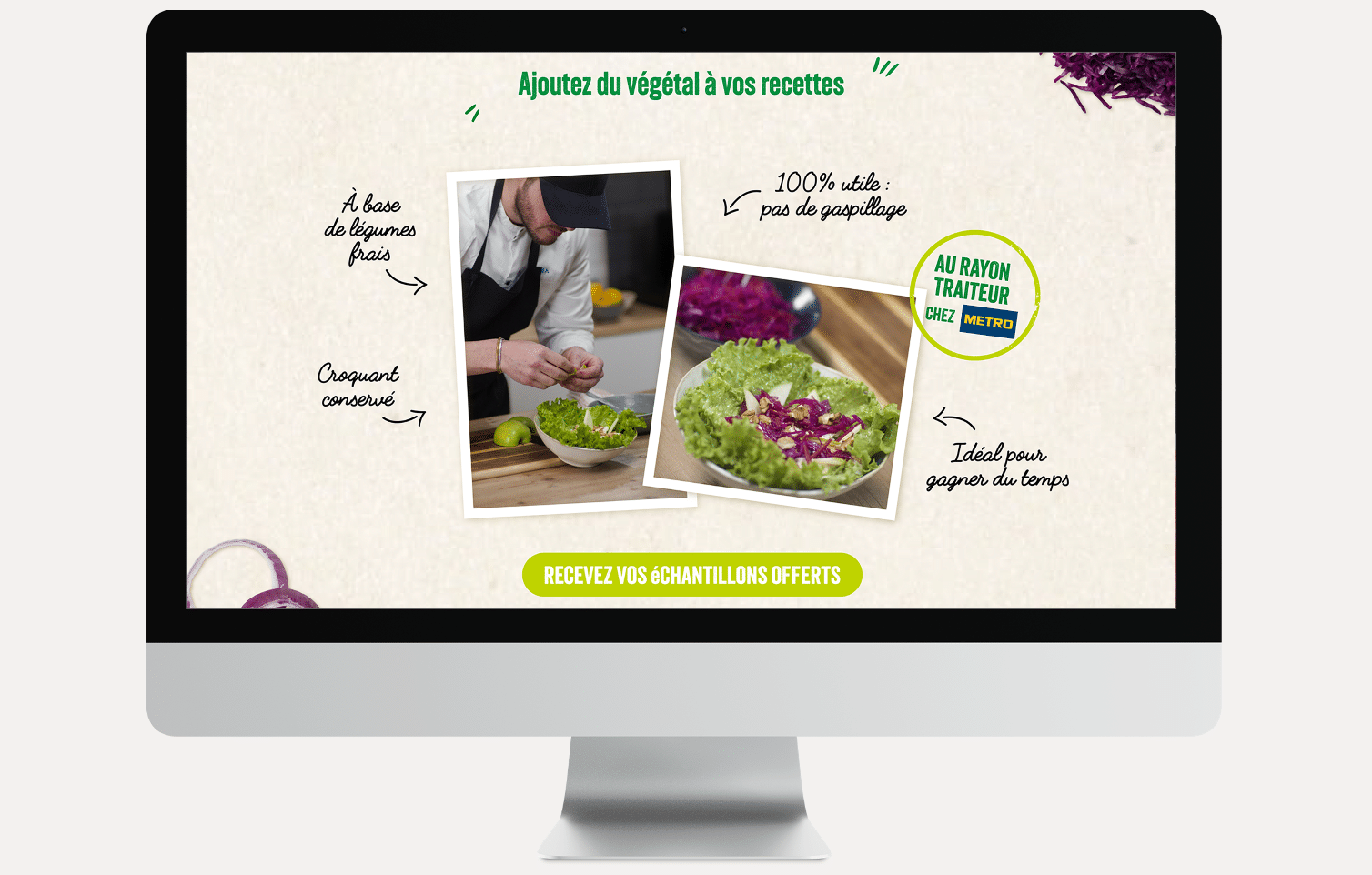 Leadpage Florette Food Service developpement web Aioli Digital stratégie digitale