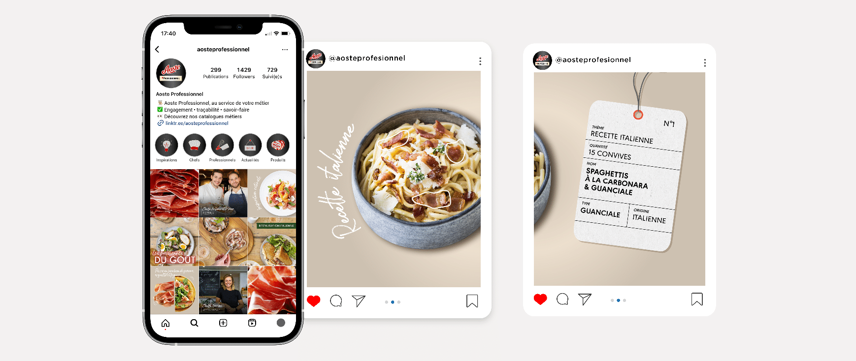 Post Instagram Aoste Professionnel agence marketing digital