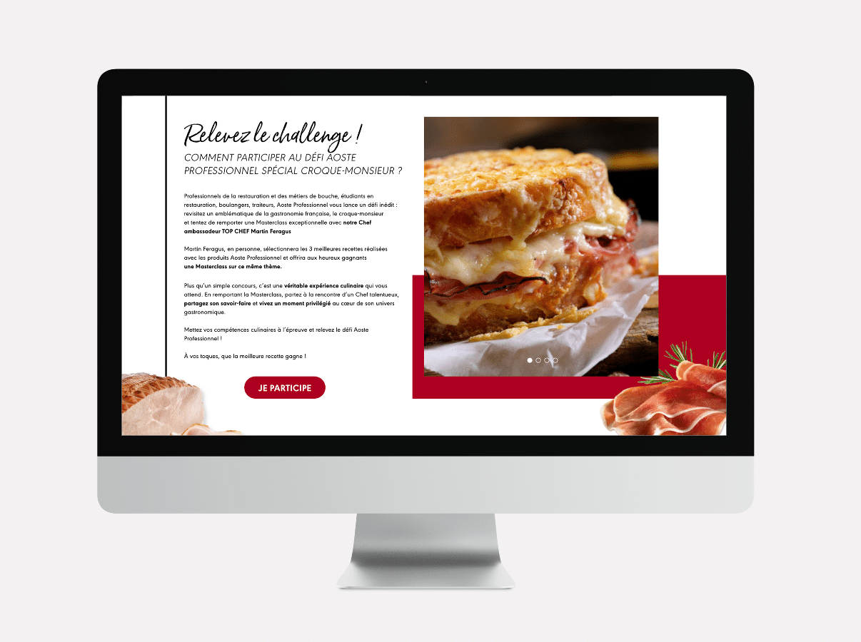 Concours culinaire Aoste professionnel mécanique Aioli Digital communication food