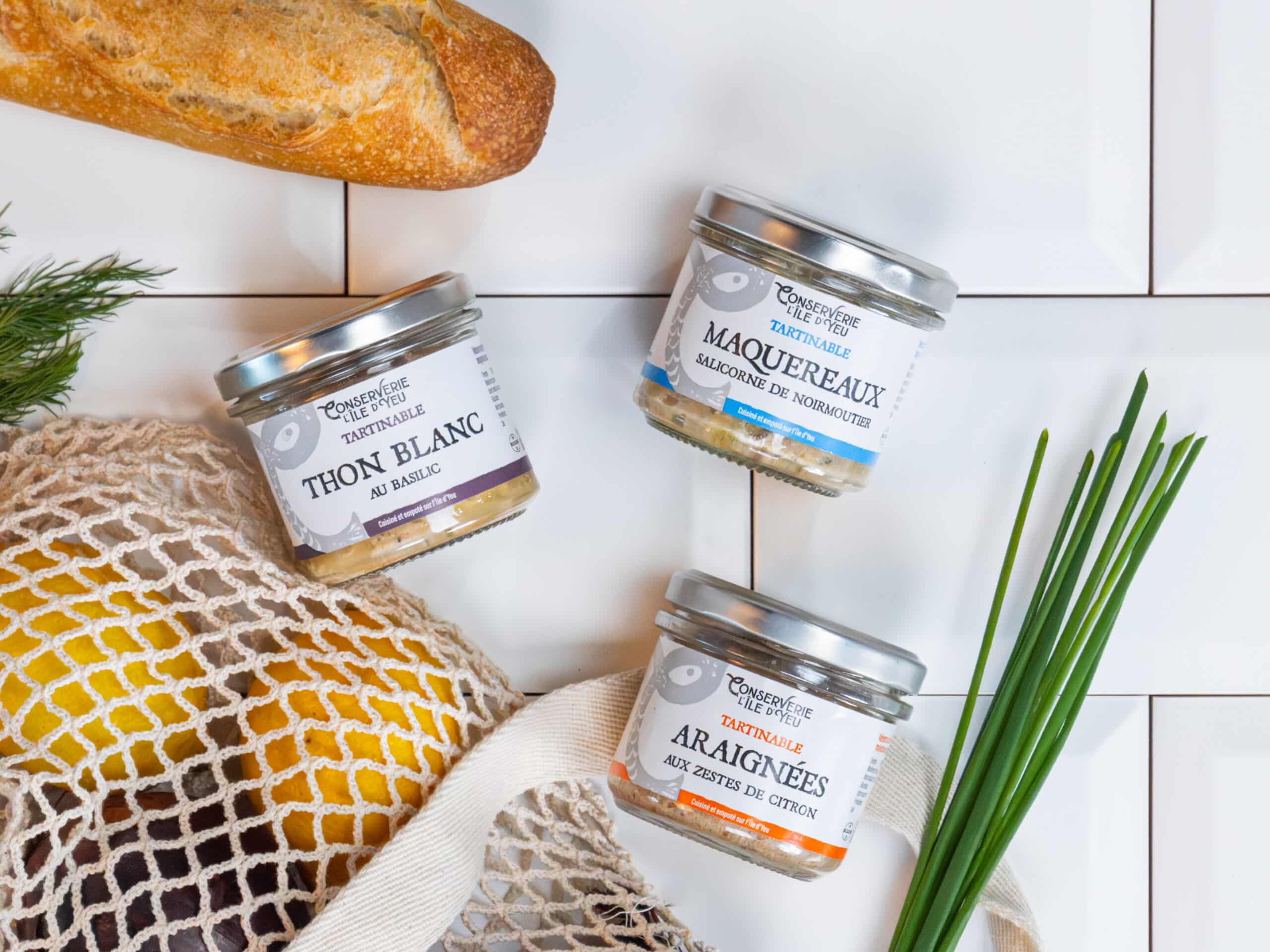 Shooting photo culinaire Conserverie l'Île d'Yeu client agence de communication vendée
