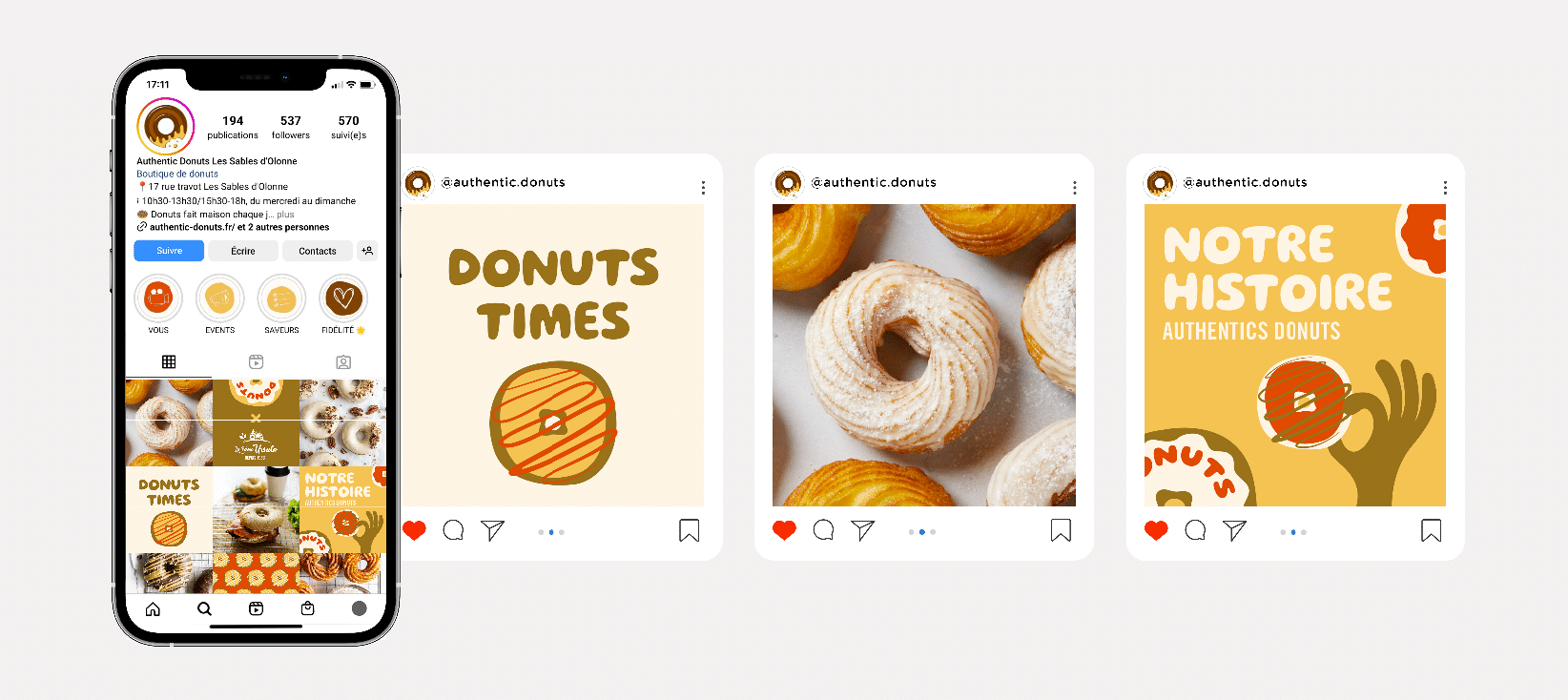 Social media Instagram Authentic Donuts Aioli Digital communication food