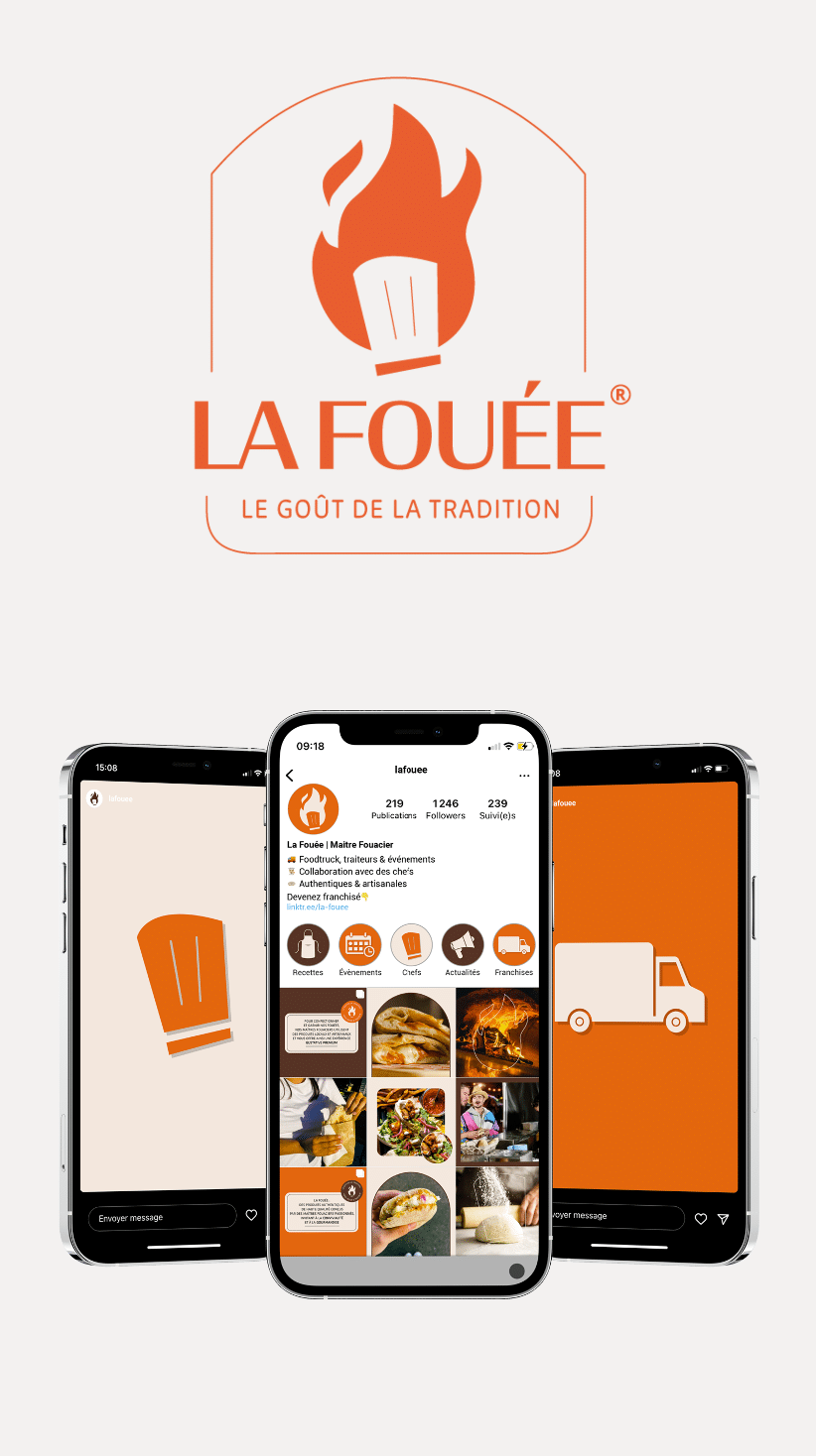 Social Media instagram La Fouée par Aioli Digital agence food