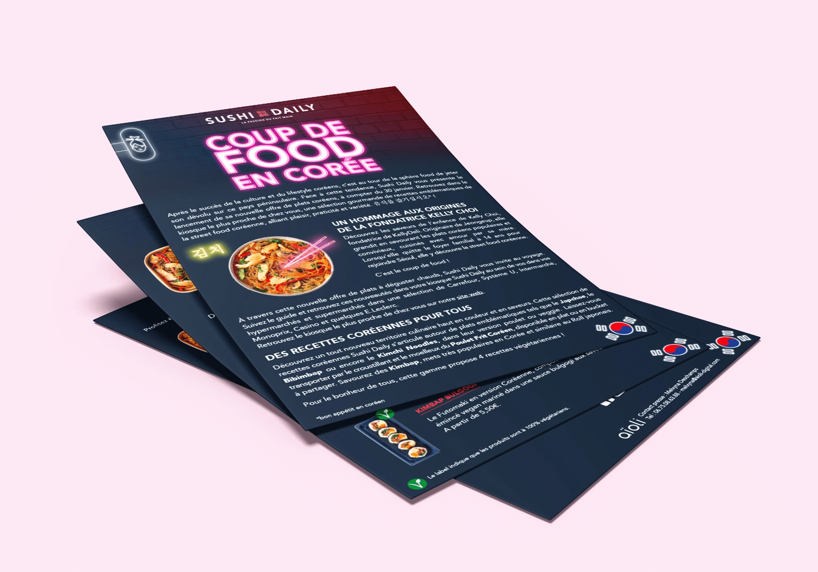 Communiqué de presse Sushi Daily expertise Aioli Digital agence food