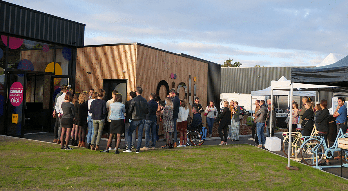 Inauguration nouveaux locaux agence communication food Aïoli Digital