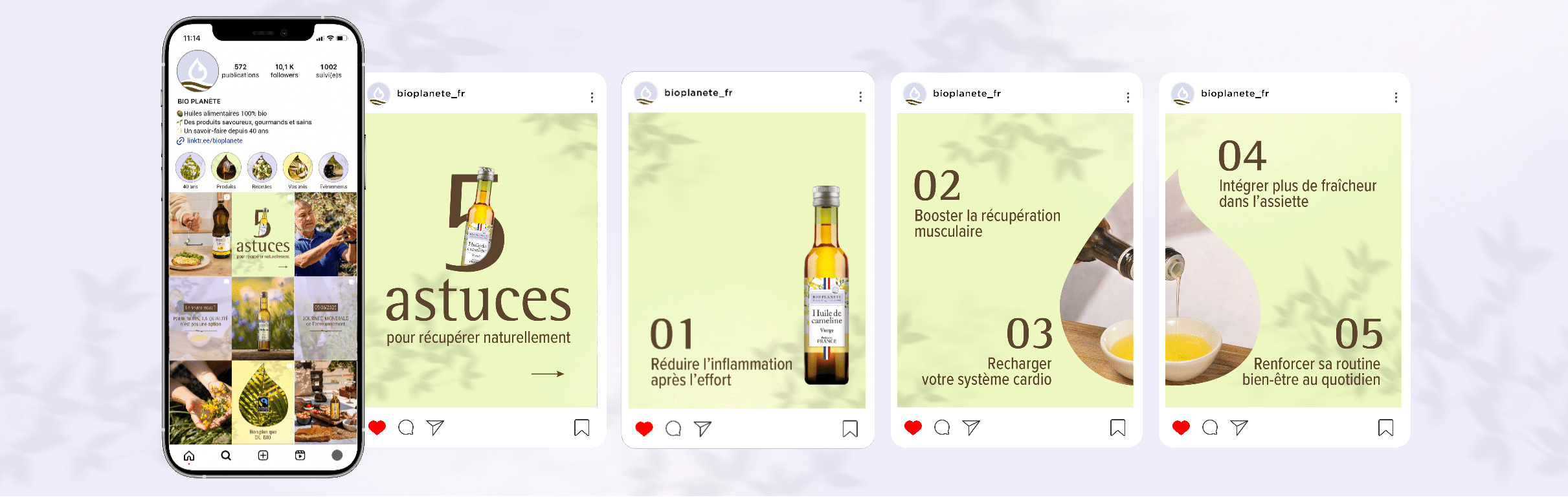 Post Instagram 5 astuces pour récupérer naturellement