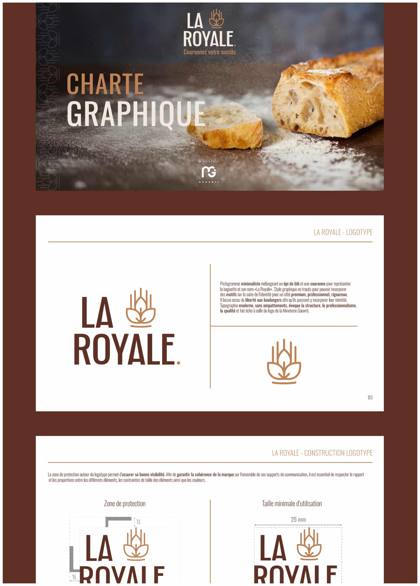 Logo et charte graphique La Royale identité visuelle Aioli Digital agence marketing digital
