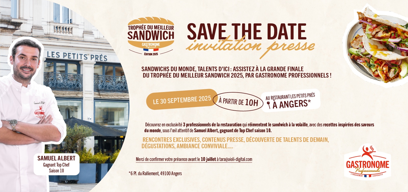 Invitation presse Aioli Digital