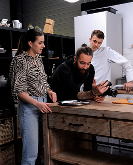 Equipe studio Aïoli digital communication food