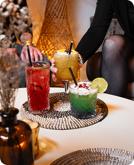 cocktails signatures Modjo restaurant festif Les Sables D'olonne