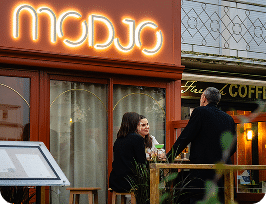 Modjo restaurant festif agence aioli digital communication food