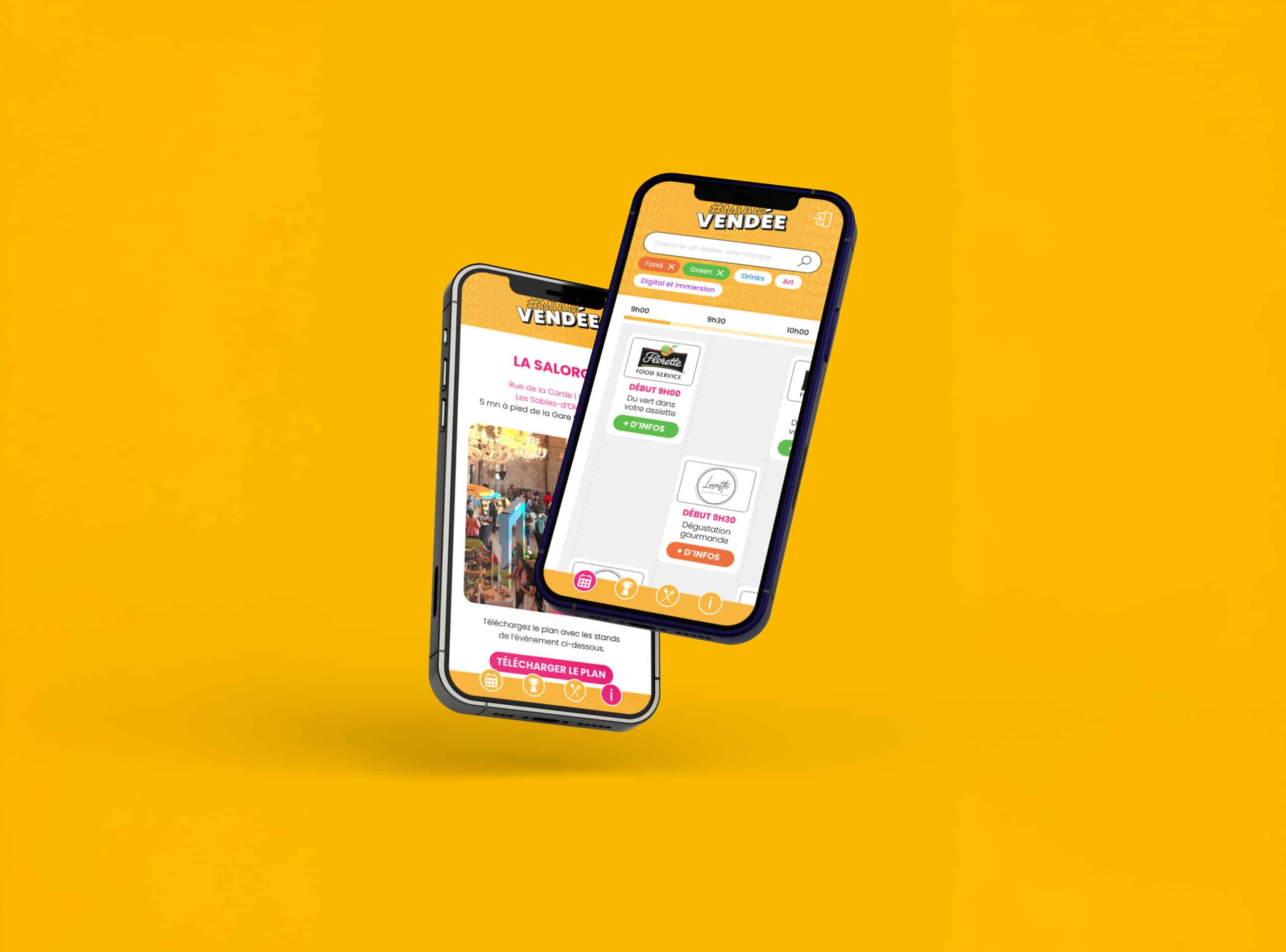 Application mobile Aïoli digital agence communication food