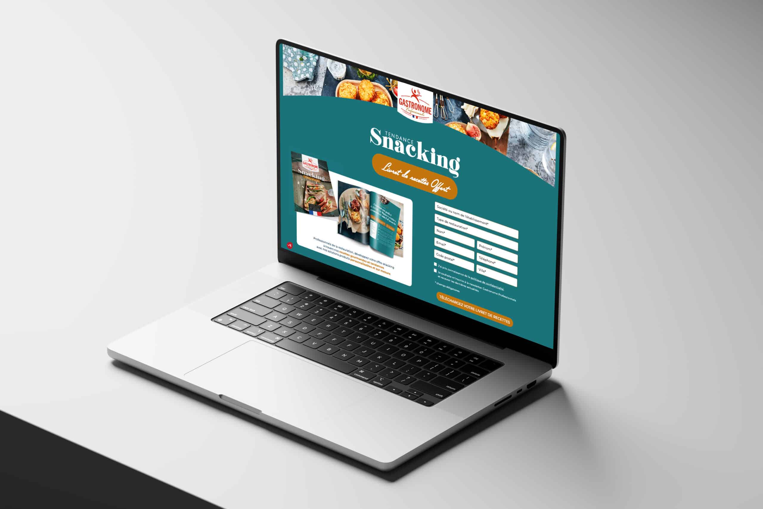 Leadpage mécanique web Aïoli digital agence communication food