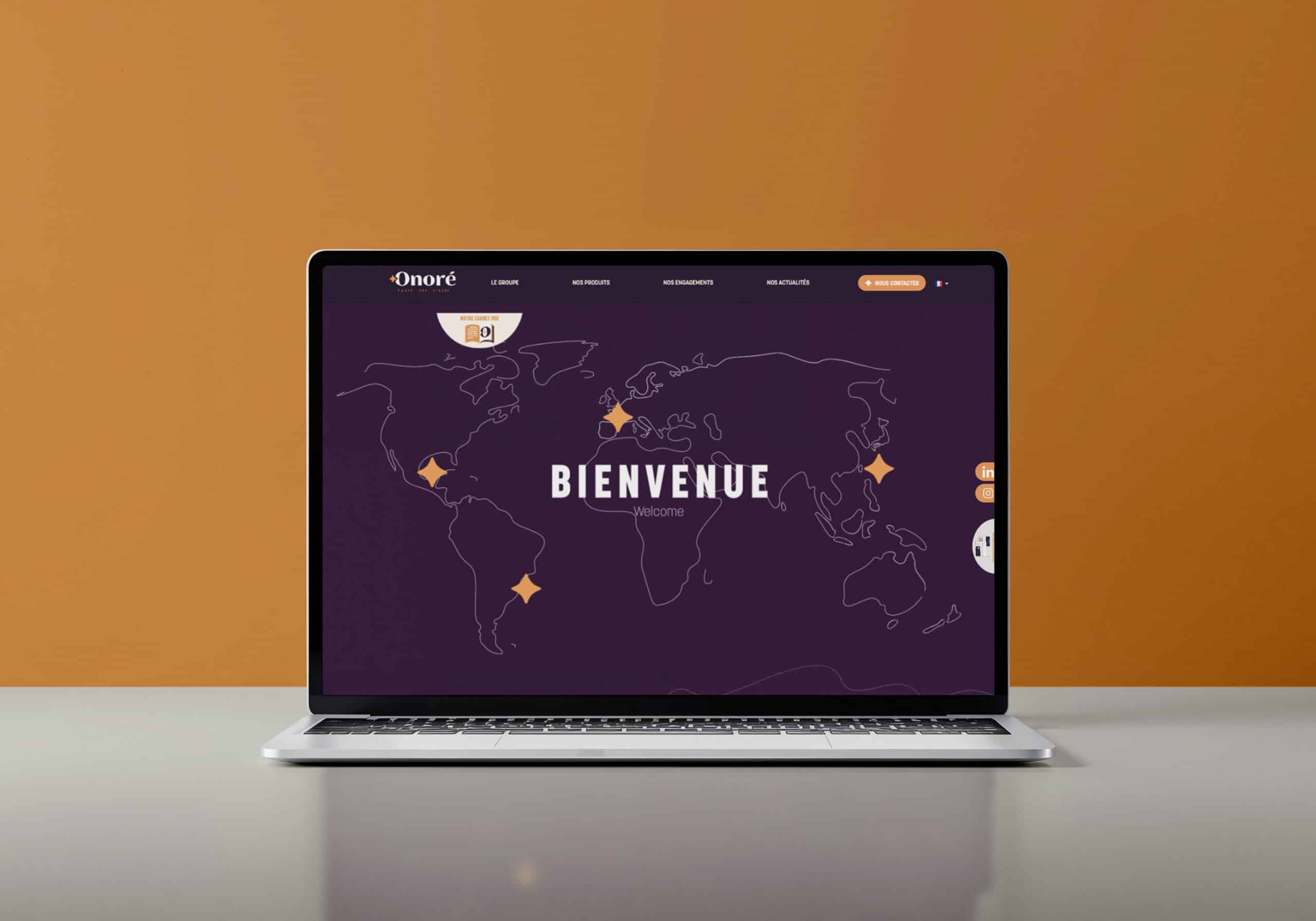 Site vitrine Wordpress Aïoli digital agence communication food
